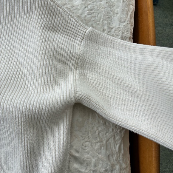 Abercrombie & Fitch White Button-Up Cardigan - Picture 7 of 8